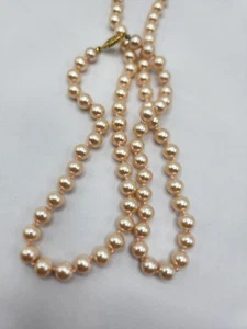 Collana di perle finte lunga 28 pollici pesante - Foto 1 di 3