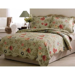 American Tradition Quilt 86"Wx86"H Full/Queen Cotton Multiple-Colored Modern 3Pc - Picture 1 of 3