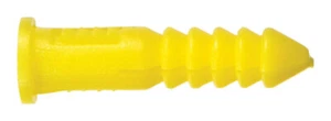 Hillman 0.164 in. D X 7/8 in. L Plastic Round Head Ribbed Anchor 100 pk - Picture 1 of 1