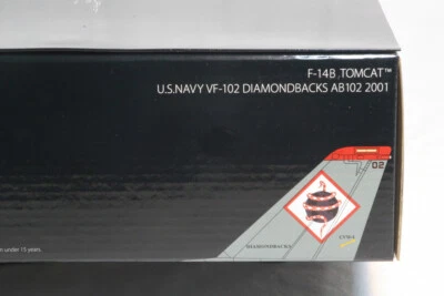 Century Wings 001614, 1/72 F-14B Tomcat, VF-102 Diamondbacks, AB102, 2001 • COMO NUEVO Foto 1 de 4