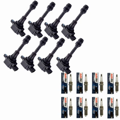 BOBINAS DE ENCENDIDO UF510 + Bujías Autolite para NISSAN INFINITI QX56 5,6 L V8 Foto 1 de 4