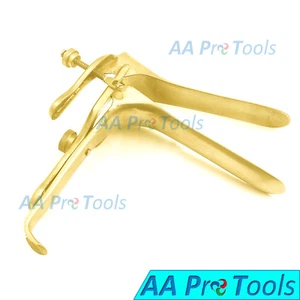 1-Pederson Vaginal Speculum Large Full Gold OB/Gynecology Instruments - Picture 1 of 3