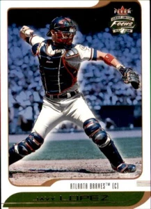 Javy Lopez 2002 Fleer Focus JE Century Parallel #63 /108 Atlanta Braves Numbered - Picture 1 of 2