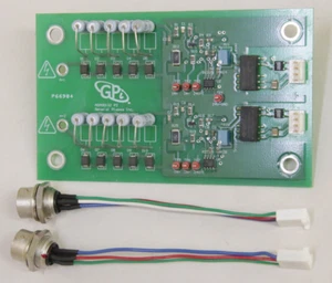 PCB + 2 Leads from GPI General Plasma Inc. ASP00132 P2 - NEW Old Stock Board - Picture 1 of 4