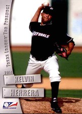 2011 Texas League Top Prospects Grandstand #9 Kelvin Herrera Dominican Republic 