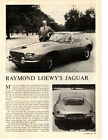 1966 RAYMOND LOEWY'S JAGUAR ~  ORIGINAL ARTICLE / AD