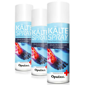 3 x 400ml Oputec Kältespray Sport Eisspray Kühlspray Erste-Hilfe (14,96 EUR/l)