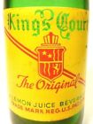 Vintage Soda Pop  Bottle:  Green King's Court Of Yankton, S. Dakota - 7 Oz Acl