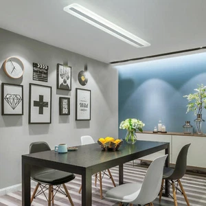 LED Strip Modern Ceiling Light Dimmable Nordic Style Lamp Lighting Fixture - Picture 1 of 7