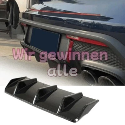 für porsche macan 2022-2023 echt carbon heckdiffusor diffusor heckansatz spoiler - Bild 1 von 4