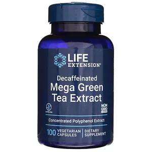 Life Extension Grüner Tee Extrakt, entkoffeiniert, 100 Kapseln - Bild 1 von 5