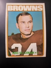 1972 TOPPS Ernie Kellermann football card #162
