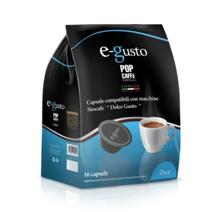 160 Capsule Pop Caffè E-GUSTO Miscela 4 Dek compatibile Nescafè Dolce Gusto! - Imagen 1 de 1