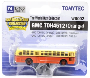 N/1:160 Scale Tomytec WB002/#264347 GMC Old Look Transit Bus TDH-4512 (red) - Picture 1 of 12