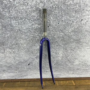 Trek 700c Fork 1 In Threaded 7.75 Steerer Aluminum Bonded Alloy 2200 Purple 59cm - Picture 1 of 15