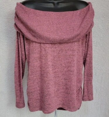 No Boundaries Juniors Womens Shirt Top Blouse Size XL X Large 15/17 Mauve Pink - Image 1 of 4