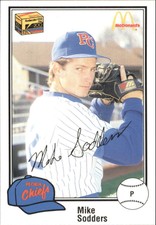1989 Peoria Chiefs Team Issue #10 Mike Sodders