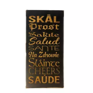 CHEERS Engraved Plaque Sign Wood Home Bar French Spanish Italian German Irish - Picture 1 of 1