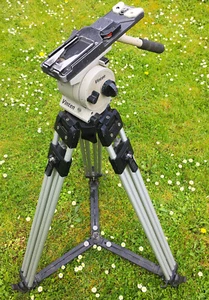 Gros pied Manfrotto ( =Vinten) pour tête fluide Vinten - Photo 1/9