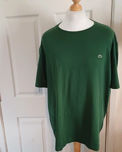 Lacoste Regular Fit Classic T-Shirt Size 8/XXXL/54" 100% Genuine - Picture 1 of 9