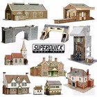 Superquick Model Building Card Kits 1:72 Scale OO HO Gauge Railways Series A B C