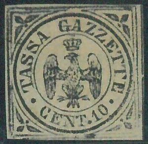 87809 - ANTICHI STATI: MODENA - Sassone GIORNALI  5 nuovo linguellato - BELLO! - Picture 1 of 1