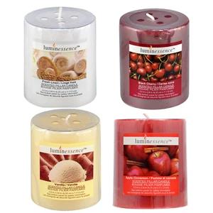 Candele profumate, 4 candele a colonna in ogni confezione - candele a colonna assortite - Foto 1 di 6