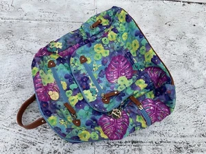 Mimosa Women Backpack Multi color Floral Print Mini Bag Read descr - Picture 1 of 12