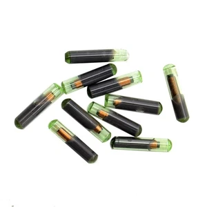 2X(1Pcs ID48 ID 48 Remote Key Glass Transponder Chip Crypto Unlocked  Chip9320 - Picture 1 of 7