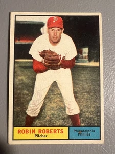 Cantidad: 1961 Topps Baseball - Robin Roberts (Filadelfia Phillies) #20 - EX - Imagen 1 de 2