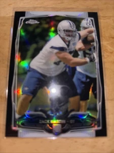 2014 Topps Chrome Black Rookie Ref Parallel Zack Martin 55/299 Dallas Cowboys - Picture 1 of 2