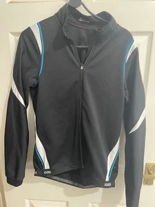 Goldwin Mens Large Black Long Sleeved Zip Fasten Cycling Jacket (EX COND) - Picture 1 of 3