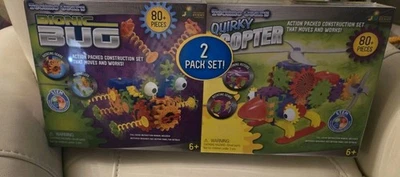 2-pack Techno Gears Bionic Bug & Quirky Copter Action Building Set - SEALED - Image 1 of 3