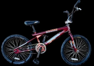 Mid-School Mongoose Comp Series Salty 20" BMX Freestyle Bike 2001 Maroon Unusual - Picture 1 of 16
