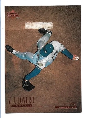 Hideo Nomo 1996 Upper Deck V.J. Lovero #VJ2 - Los Angeles Dodgers - Imagem 1 de 2