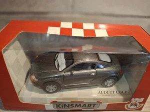 BNIB KINSMART AUDI TT COUPE MODEL IN GREY Pull Back Action - Picture 1 of 7
