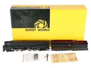 Sunset Models HO163P Brass HO Scale PRR 4-4-4-4 T-1 w/ Portholes - F/P LN/Box - Picture 1 of 12