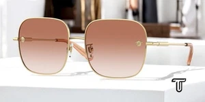 VERSACE VE2246D 100213 Gold Pink Gradient 59 mm Women's Sunglasses - Picture 1 of 6