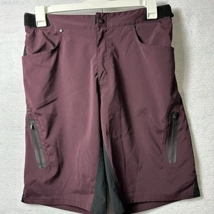 Zoic Ether Cycling Shorts Men’s XL Burgundy Biking Outdoor Adjustable Cargo - Picture 1 of 12