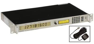 TrueTime Symmetricom XL-DC GPS TCXO 10Mhz Oscillator LCD Clock IRIG-B 1PPS w/FTM - Image 1 of 4