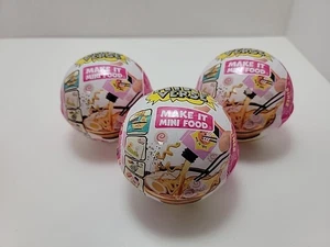 MGA’s Miniverse Make It Mini Food Diner Serie 2 Lote de 3 Bolas Selladas - Imagen 1 de 3
