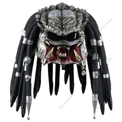Predator Motorrad Helm Dress Up Maske Cosplay Party Kostüm Requisiten Halloween - Bild 1 von 4
