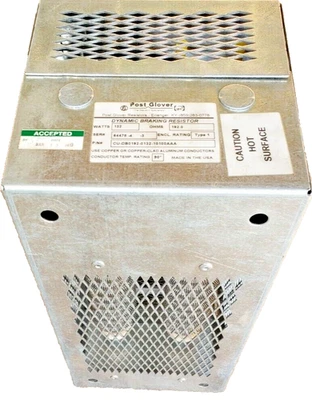 POST GLOVE CU-DB0192-0132-10100AAA BRAKING RESISTOR 192.0 OHMS 132 WATTS - Image 1 of 4
