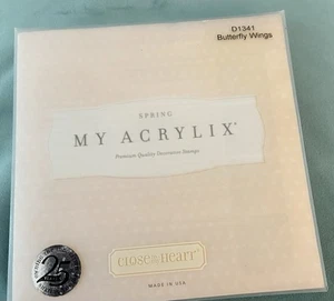 Close To My Heart ~My Acrlix Stempelset~D1341 Schmetterlingsflügel~gebraucht~ - Bild 1 von 3