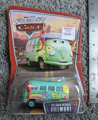 MOC 2006 DISNEY PIXAR  1:64 CARS VW BEETLE BUS CAMPER FILLMORE DIECAST RARE - Image 1 of 3