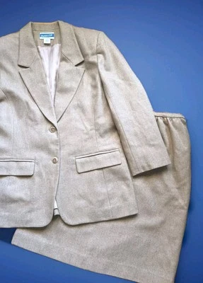 Traje Blazer Falda Traje Lana Pendleton Años 50 De Colección Conjunto Para Mujer 10 De Colección *Leer* Foto 1 de 4