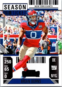 Brian Burns #74 2024 Panini Contenders - Season Ticket - Bild 1 von 2