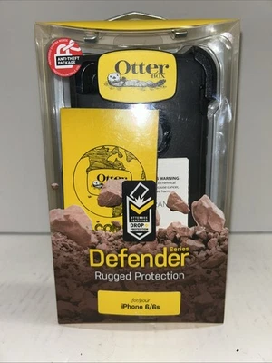 Otter Box Defender Case And Clip For iPhone 6/6S black - Image 1 of 2