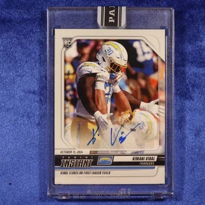 2024 Panini Instant - Kimani Vidal #88 NFL Rookie Card Certified Autograph 6/99 - Picture 1 of 2