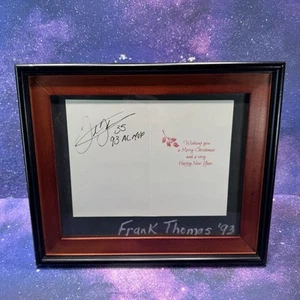 AL MVP Frank Thomas #35 handsignierte Weihnachtskarte 1993 - Bild 1 von 6